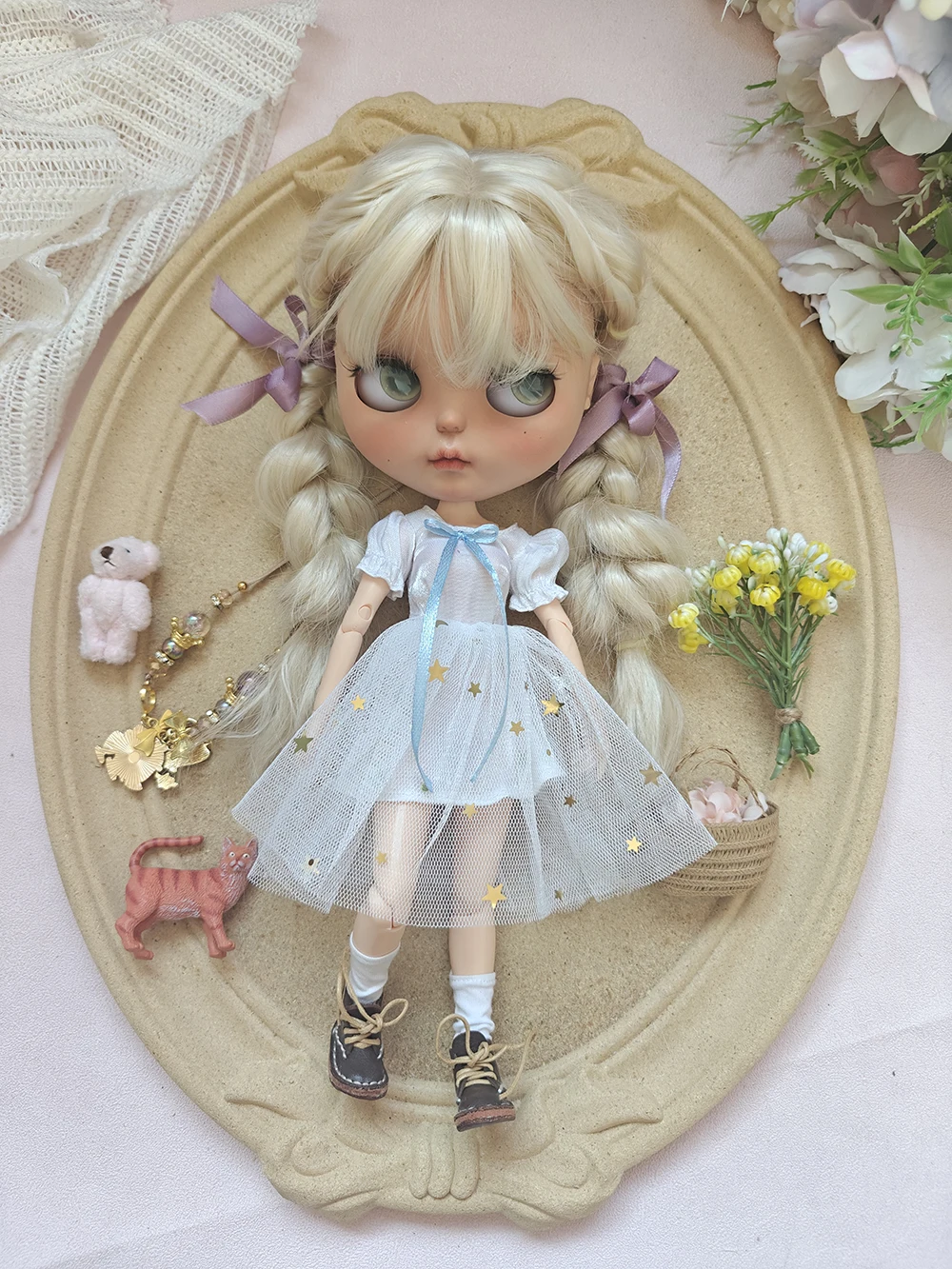 

НОВАЯ одежда для кукол ICY DBS blythe, платье ручной работы, милая одежда blythe, аксессуары OB22 OB24 AZONE, игрушки для кукол Blythe для девочек