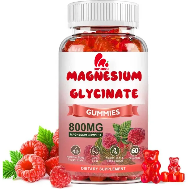 

Magnesium glycinate gummies contain 500mg magnesium glycinate, 200mg magnesium malate, taurine, oxides, coenzyme Q10, vitamin