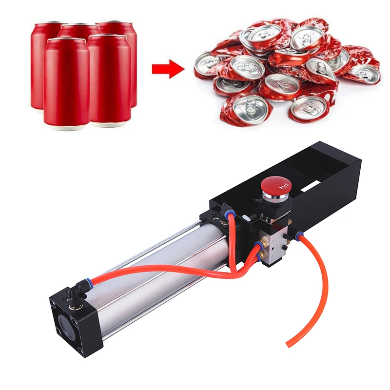 

Aluminum Pneumatic Can Crusher Recycling Tool 16OZ/12-ounce Cylinder Can Crusher Beer Tin Bottle Can Crusher Kitchen Bar Gadgets