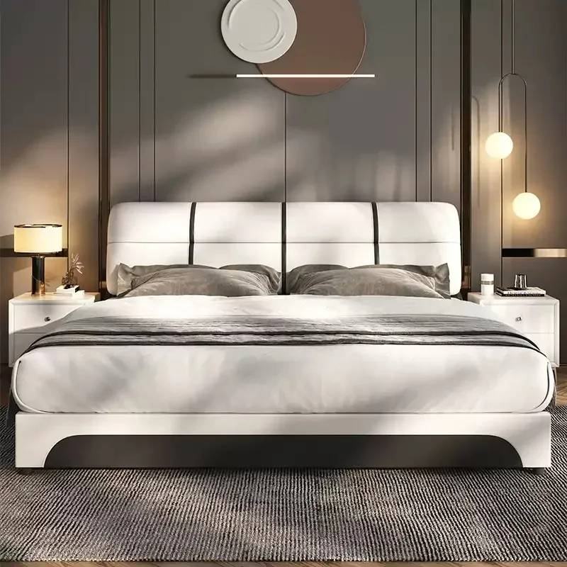 

Organizer Comforter Double Bed Modern Italian King Size Bedroom Double Bed Bases Storage Bedframe Lit 2 Personnes Home Furniture