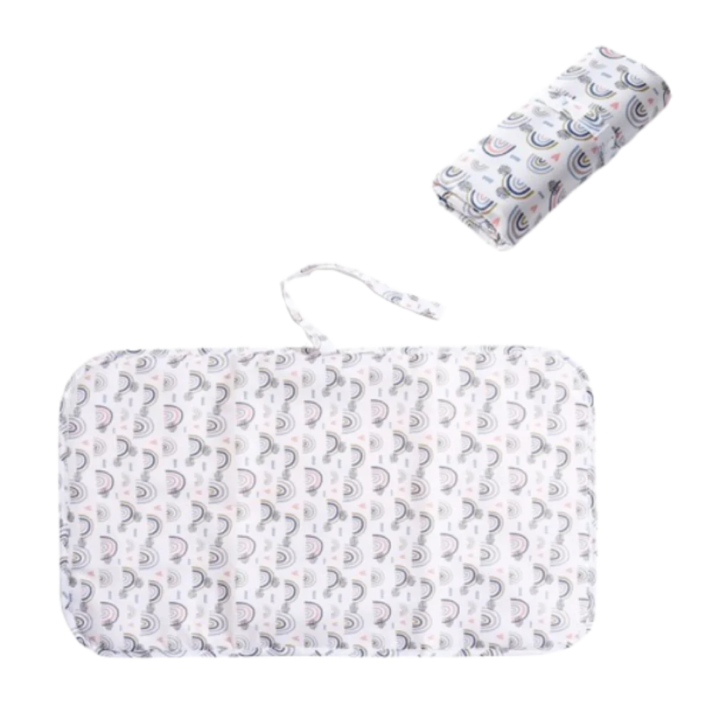 Foldable Baby Changing Mat Waterproof Quick Change Diaper Changing Pad Portable Lightweight Newborn Diaper Changer Infants