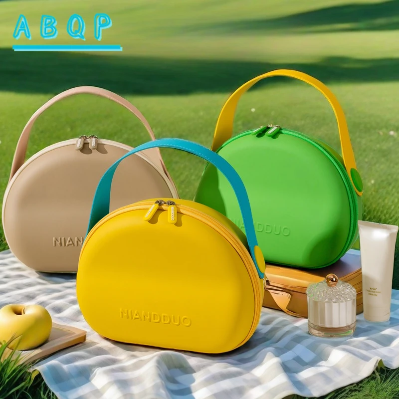 New Cosmetic Bag Luxury Brand EVA Waterproof Portable Cosmetic Bag Large Capacity Fashion Travel Storage Toilet Bag High Quality
