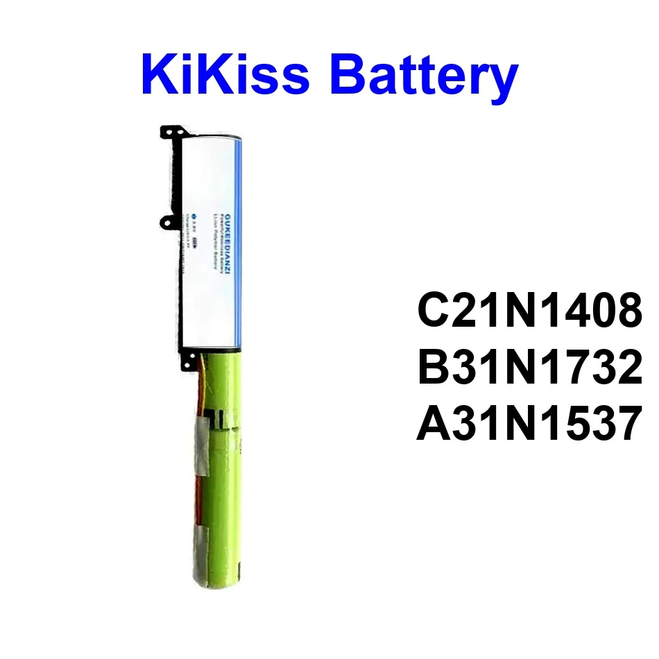 

Laptop Battery High-Capacity B31N1732 A31N1537 C21N1408 3500-6000mAh For Asus Vivobook S2 X441 4000
