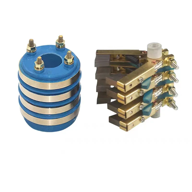 High voltage motor brush holder assembly, carbon brush holder combination, carbon brush slip ring motor accessories
