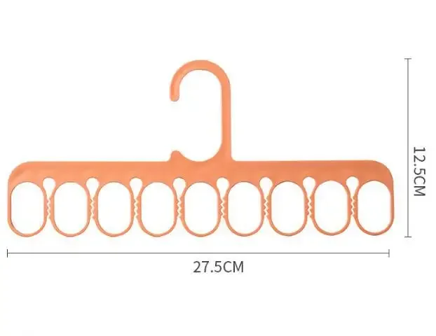 9-loch Kleiderbügel Organizer Platzsparende Kleiderbügel Multi-funktion Magie Kleiderbügel Schal Kleidung Lagerung 28*13cm