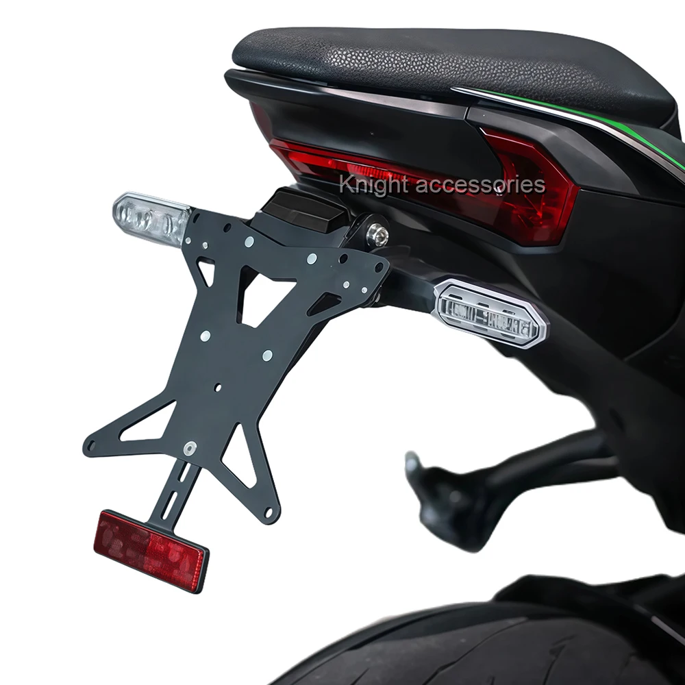 Baru Untuk Z900 Z 900 2025 CNC Aluminium Penyangga Plat Nomor Belakang Motor, Tail Tidy Fender Eliminator dan Penyangga Plat Nomor