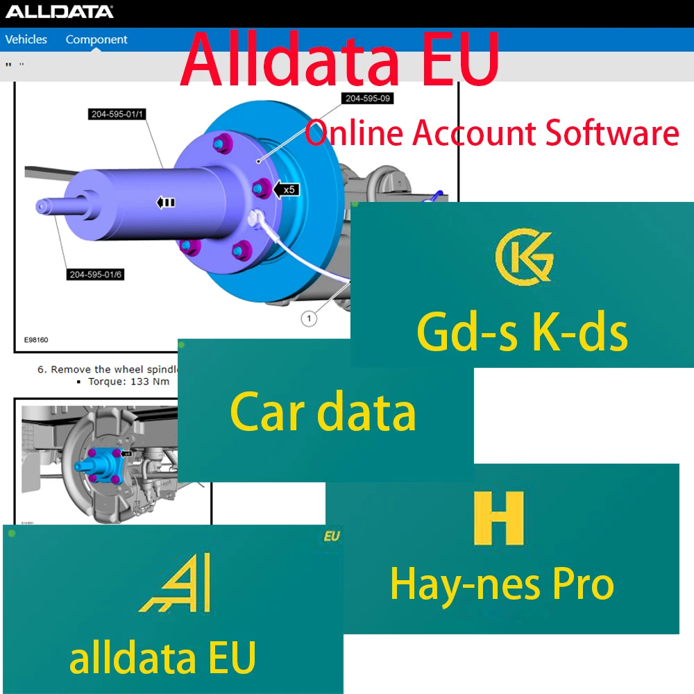 Online Account 2026 for Alldata Car Data  Newest Car Repair Software for Hay-nes Pro All Data Automobile Data Wiring Diagrams