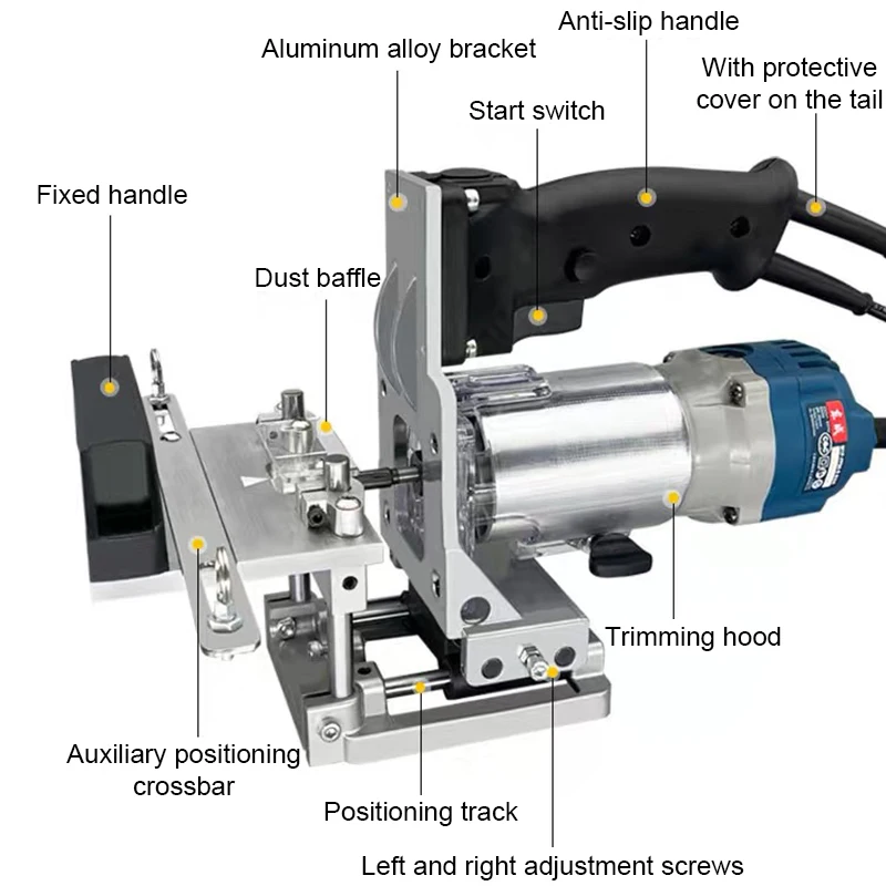 

Trimming Machine Bracket 220V Electric Slotting Machine Slotting Machine in Guangdong