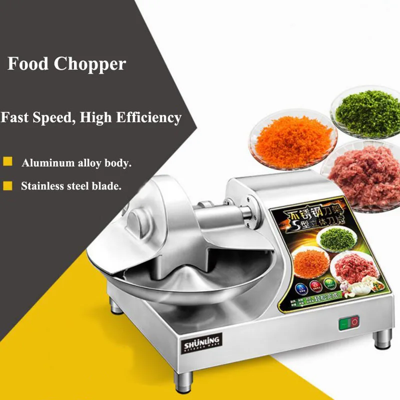 

Новая кухонная машина для резки чаши, машина для измельчения чеснока и перца из нержавеющей стали, машина для резки овощей