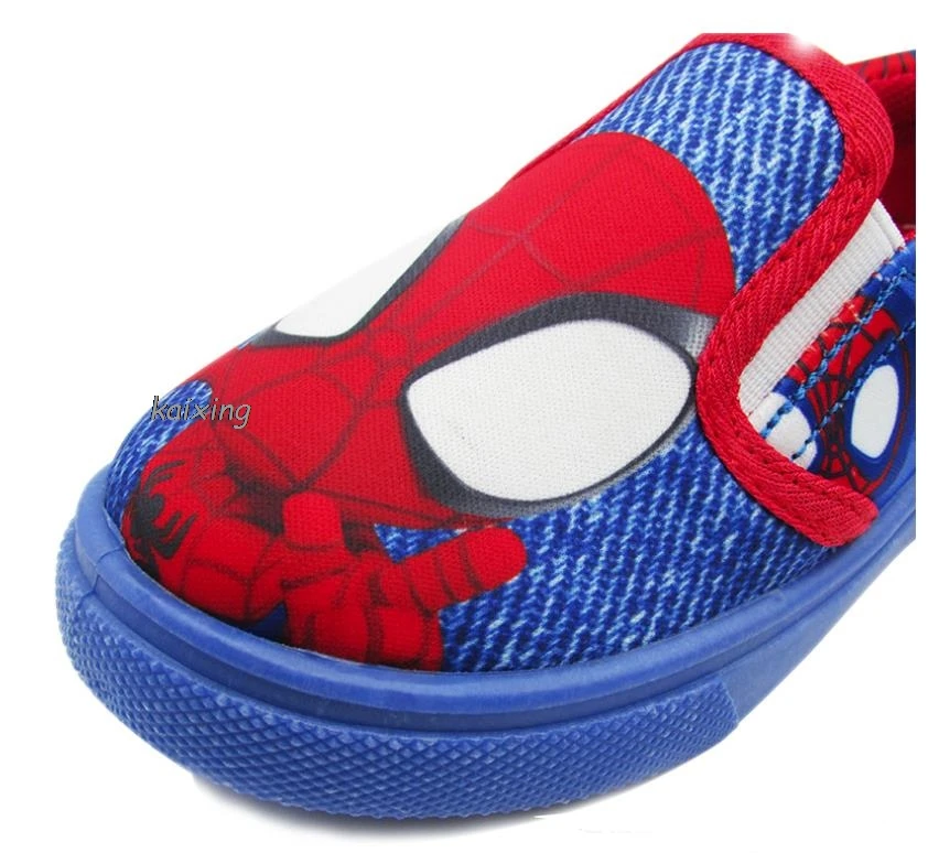 Koreański styl SpiderMan Boy\'s Casual i lekkie dziecięce buty na podłodze, dziecięce buty z tkaniny płaskie oddychające maluch