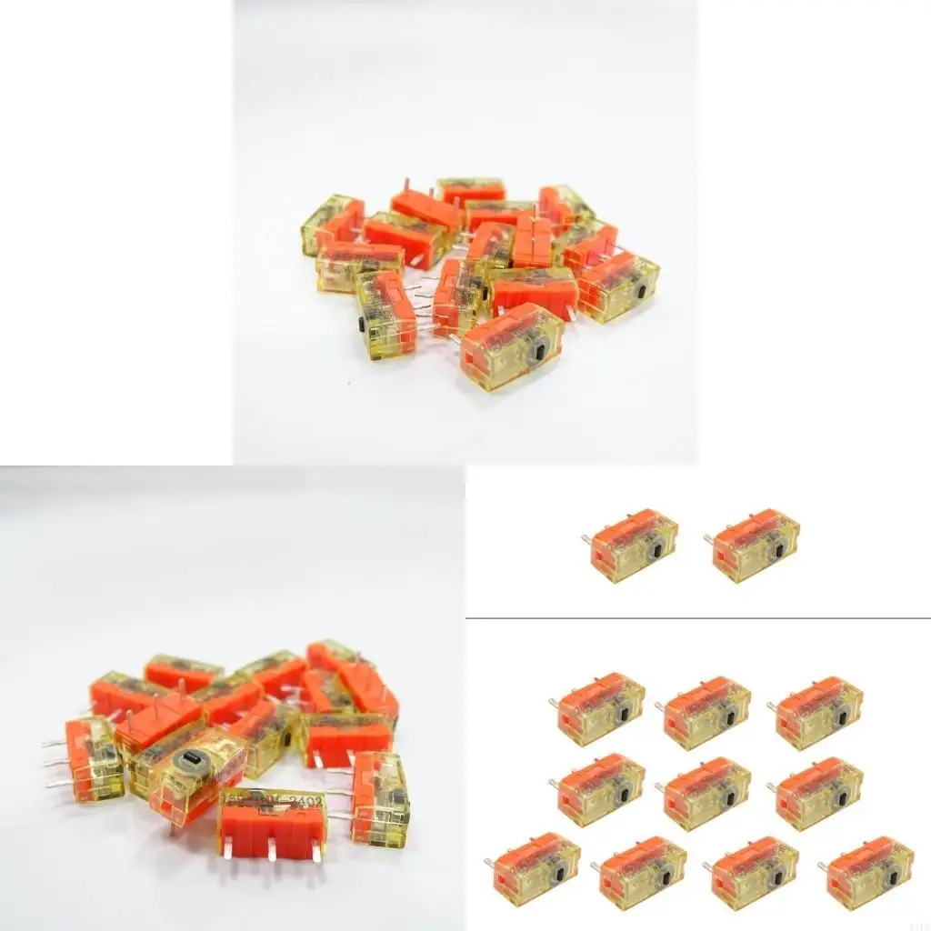 E1PF New Arrival 2Pcs/10Pcs TTC Dustproof Gold Mouse Micro Switches Micro Button Gold Contactors 100 Million Clicks