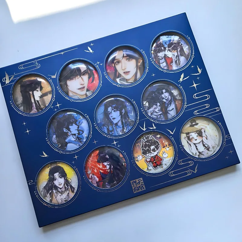 Bilibili Heaven Official's Blessing Comic Badge Third Set of Boxes Xie Lian Hua Cheng Peripherals Baji Gu Zi Tian Guan Ci Fu