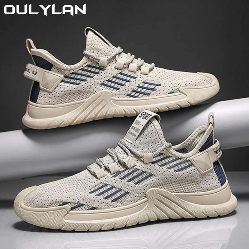 Oulylan Athletic  Tennis Shoes Men Casual Sport Shoes Light Sneakers Outdoor Classical Breathable Mesh Running Shoes