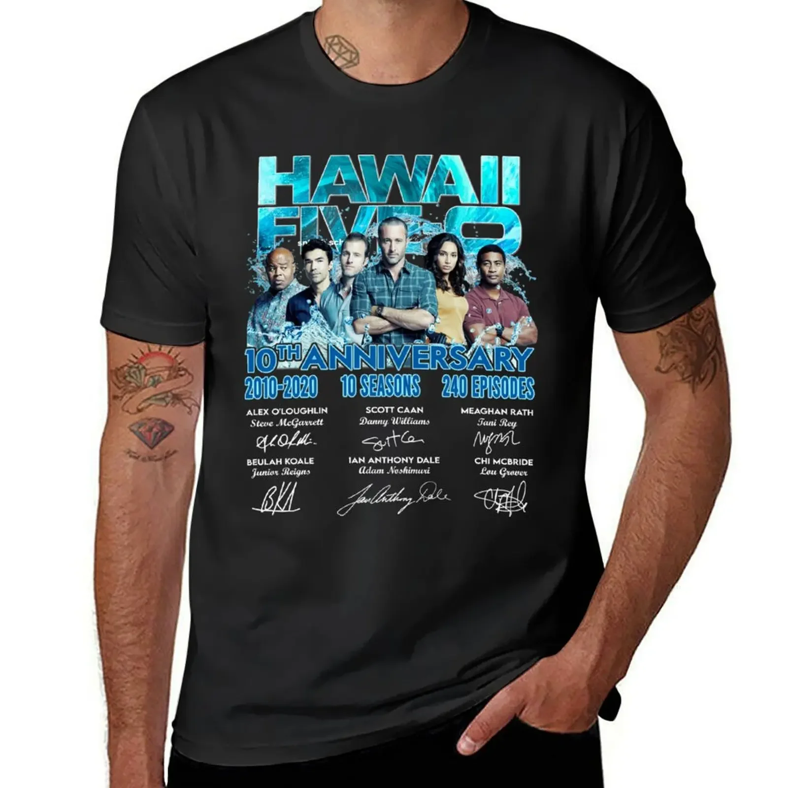 10th Anniversary Of Hawaii Five-0 Thank You For The Memories T-Shirt Aesthetic clothing graphic shirts mens clothing