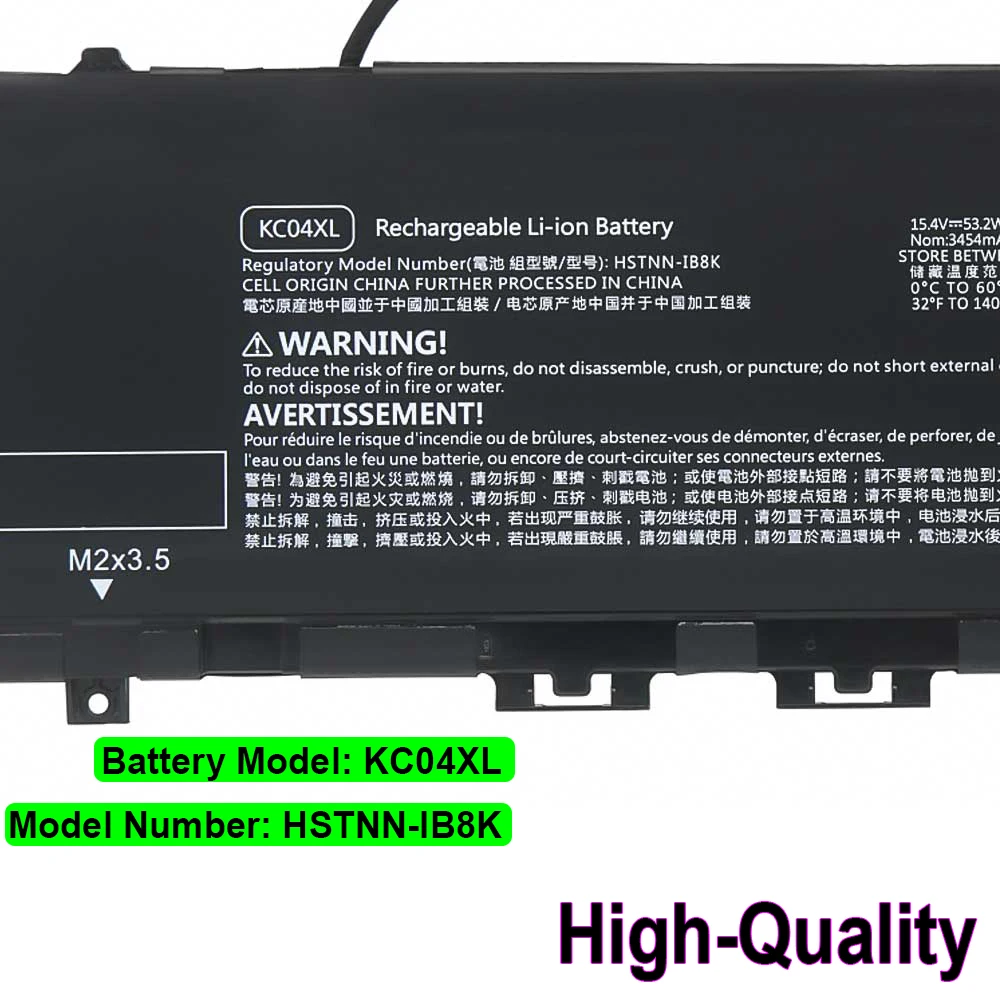 Imagem -04 - Dodomorn Nova Bateria Kc04xl para hp Envy 13-ah0001nw Ah0003ne Ah1507sa Tpn-w136 W133 W141 L085442b1 1c1 Hstnn-db8p L0849685