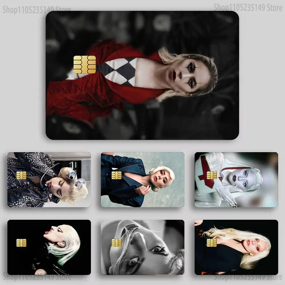 

Lady G-Gaga Sticker Film Tape Skin for Credit Card Debit Card Cartoon Waterproof Stickers Small Chip