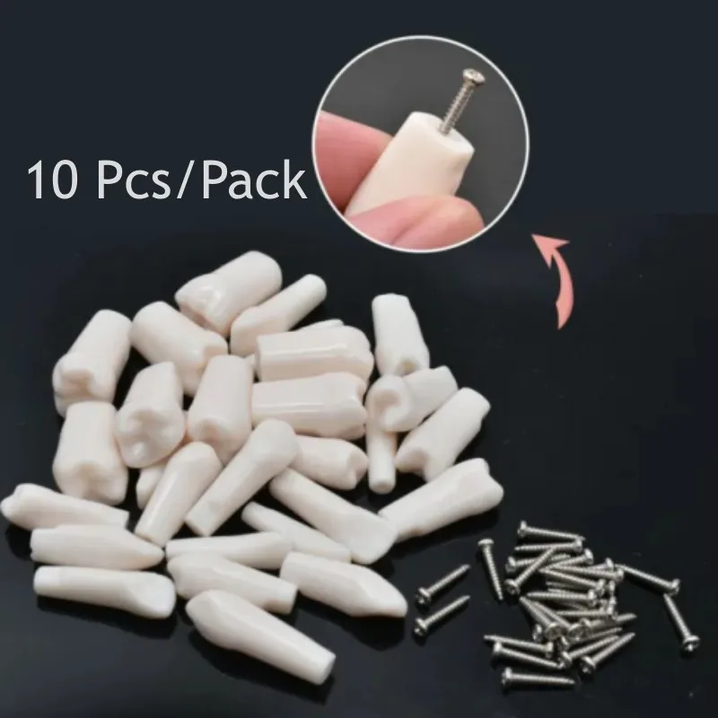 Removable Dental Typodont Screw-in Teeth Model Practice Individual Replacement Compatible Nissin Dentistry Training Accessories