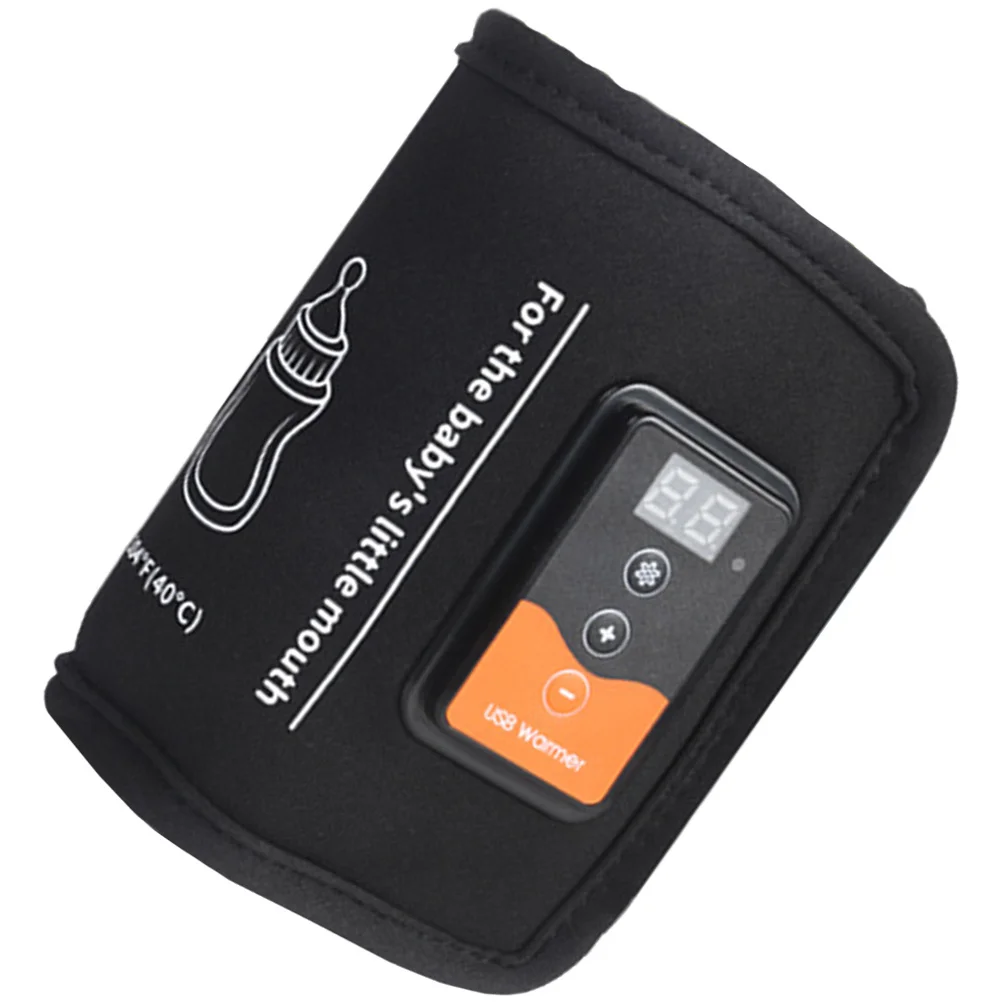 Portable USB Baby Bottle Warmer Breast Milk Warmer Reusable Travel Bottle Heating Wrap Convenient Feeding Accessory