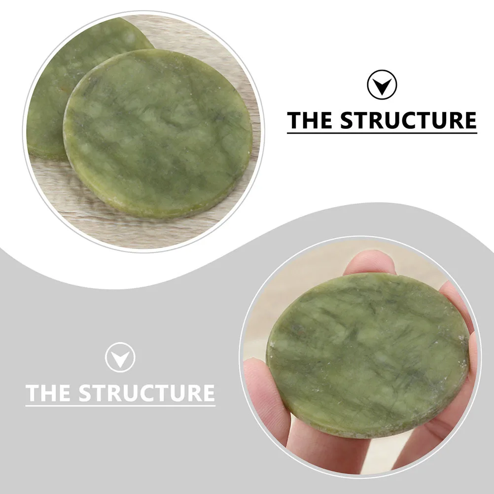 6 szt. Jadeitowe podkładki do przedłużania rzęs, paletki na klej, zapobiegające wysychaniu, akcesoria do przedłużania rzęs, profesjonalne, do użytku osobistego.