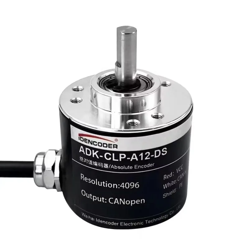12 BIT 50mm Shaft 8 mm RS485 SSI BISS-C CAN Multi Circle Absolute Value Encoder