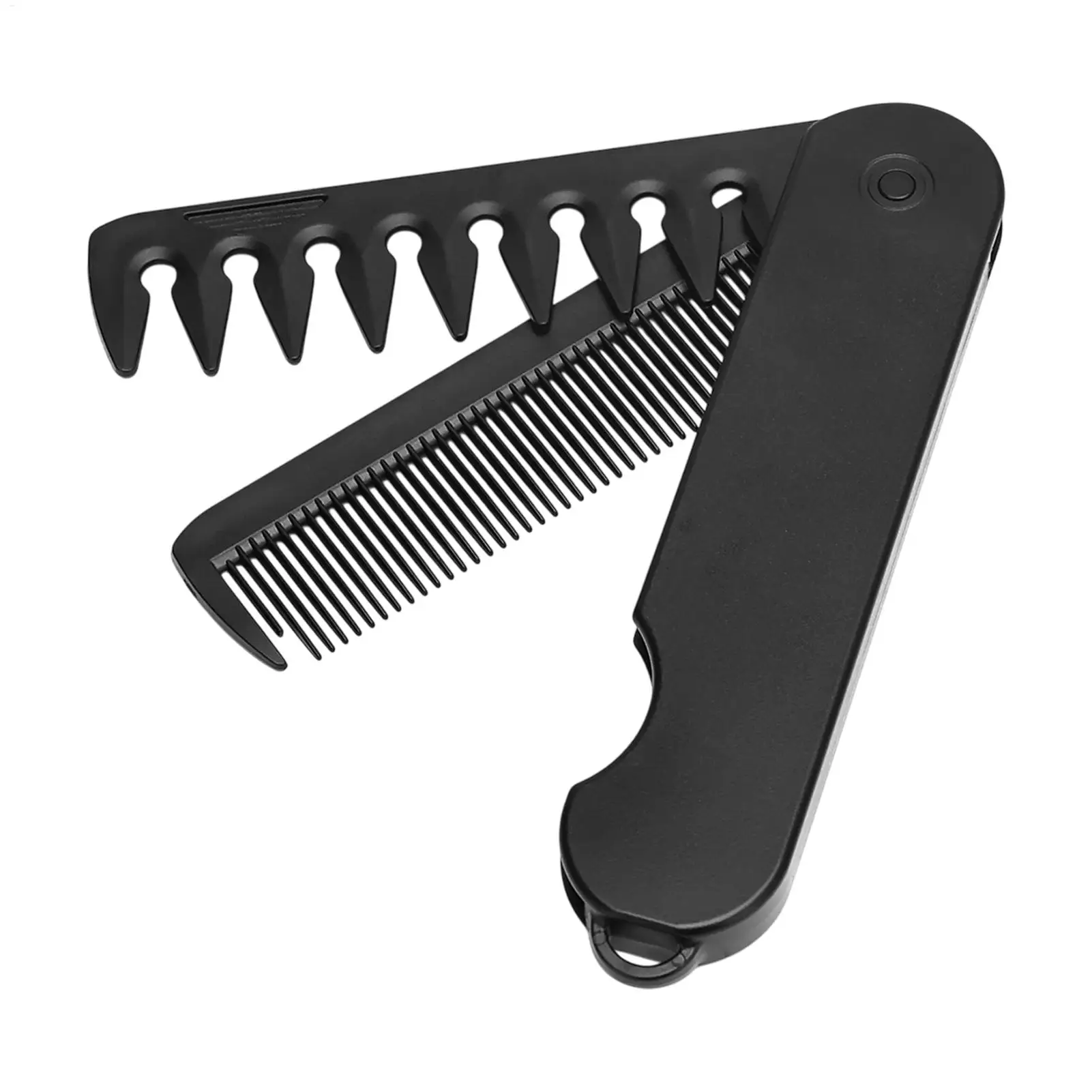 

Multifuncional Pocket Folding Combs Plastic Wide Tooth Oil Head Comb Beard Combing Barber Hair Clipper Comb Styling Salon Tools