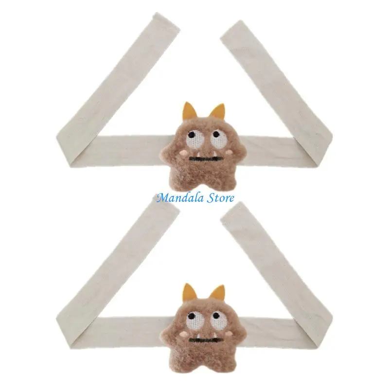 

U2JC Cartoon Curtain Tieback Curtain Clip Holder RopeBuckle Clip Home Decorations