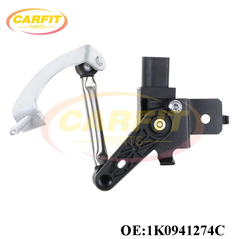 New OEM 1K0941274C Front Headlight Level Sensor For Audi A3 VW Jetta Golf 5 Golf 6 Touran Seat Altea Skoda Yeti Auto Parts