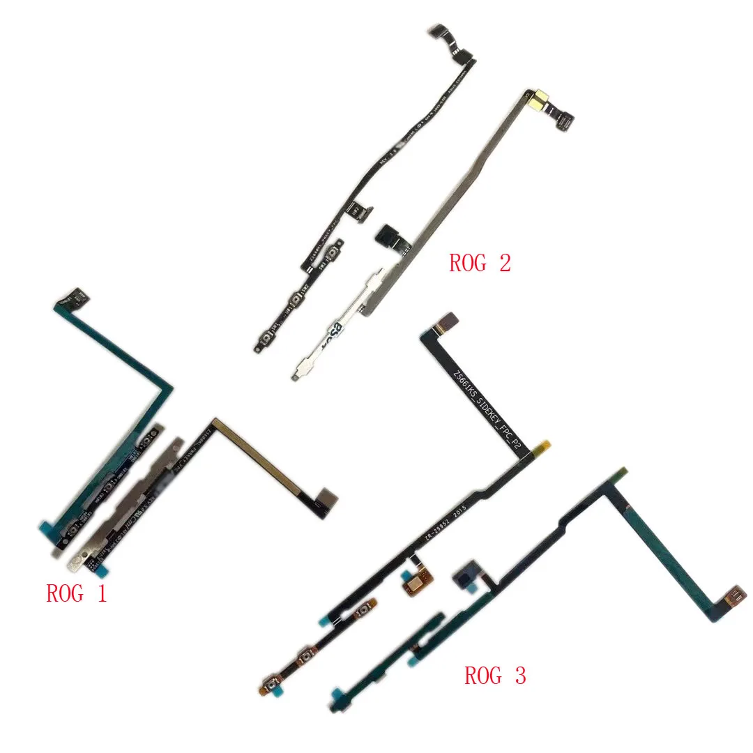 For ASUS ROG Phone 1 2 3 ZS600KL Rog2 ROG3 ZS661KS ZS660KL Power On Off Volume Buttons Flex Cable Flat Replacement Part