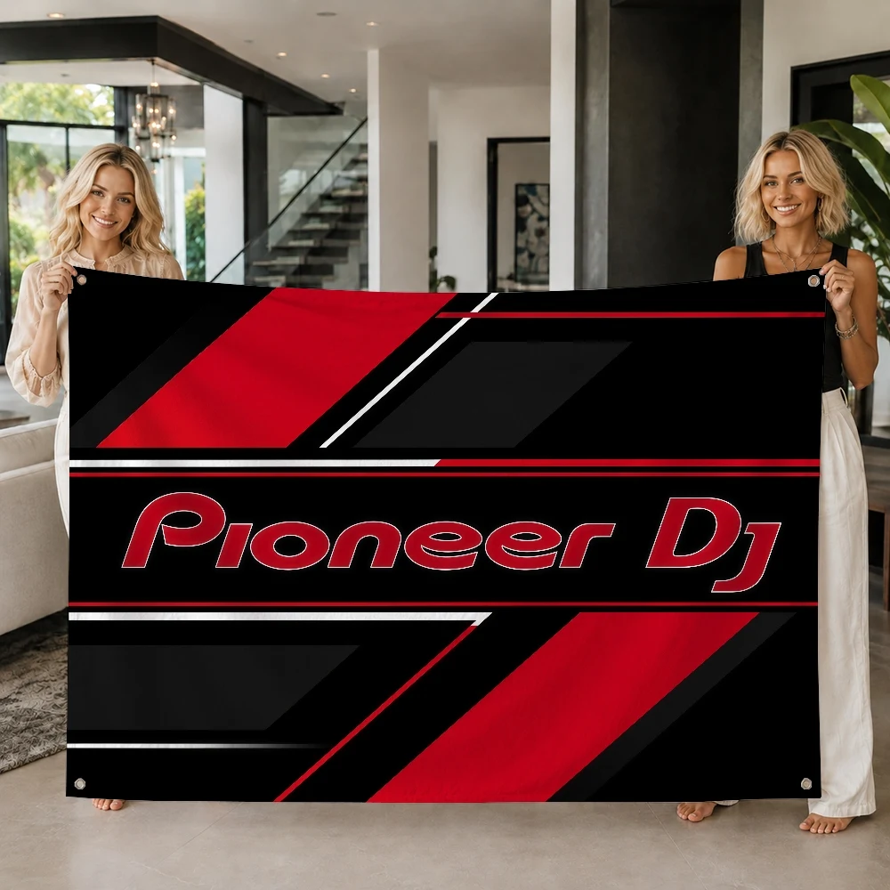 P-Pioneer DJ Brand flag Decoration Outdoor Picnic Party Art Hanging Home Camping Party Banner