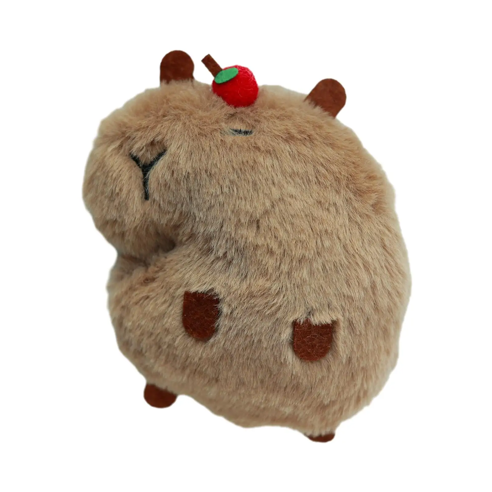 Capybara Stuffed Plush Keychain Cute Lovely Unique Handbag Keyring Car Keychains for Friends Adults Lovers Family Birthday Gifts