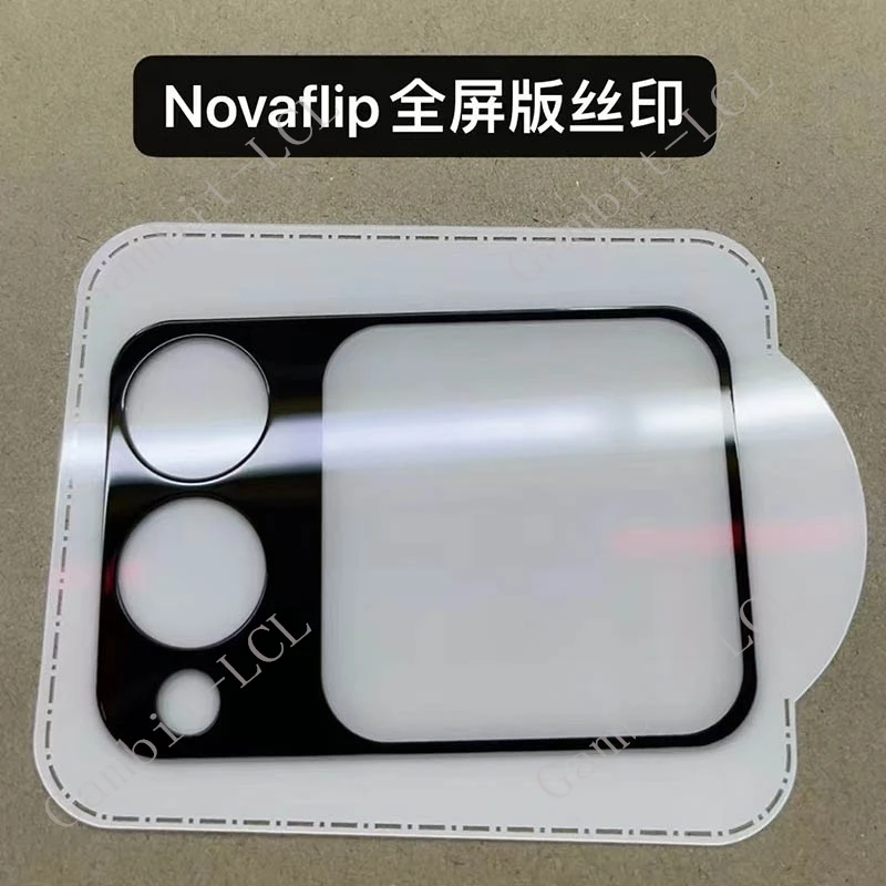 2PCS-5PCS Original 3D Tempered Glass For Huawei Nova Flip HuaweinovaFlip NovaFlip Full Camera Lens Protector Cover Film