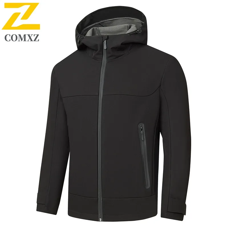 

COMXZ новая весенне-осенняя куртка из софтшелла для пары, уличная ветрозащитная водонепроницаемая спортивная куртка, костюм для скалолазания, тройной однослойный