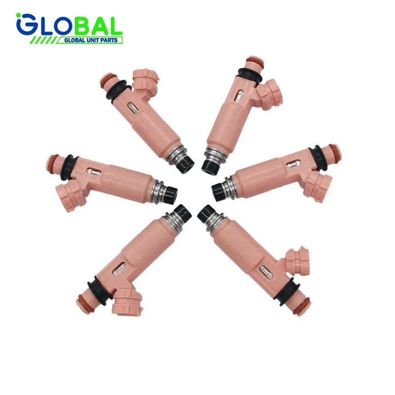 

23209-20030 23250-0A020 6PCS Fuel Injectors Suit For Toyota Camry Highlander Sienna Solara 3.3L Lexus Es330 Rx330 23250-20030