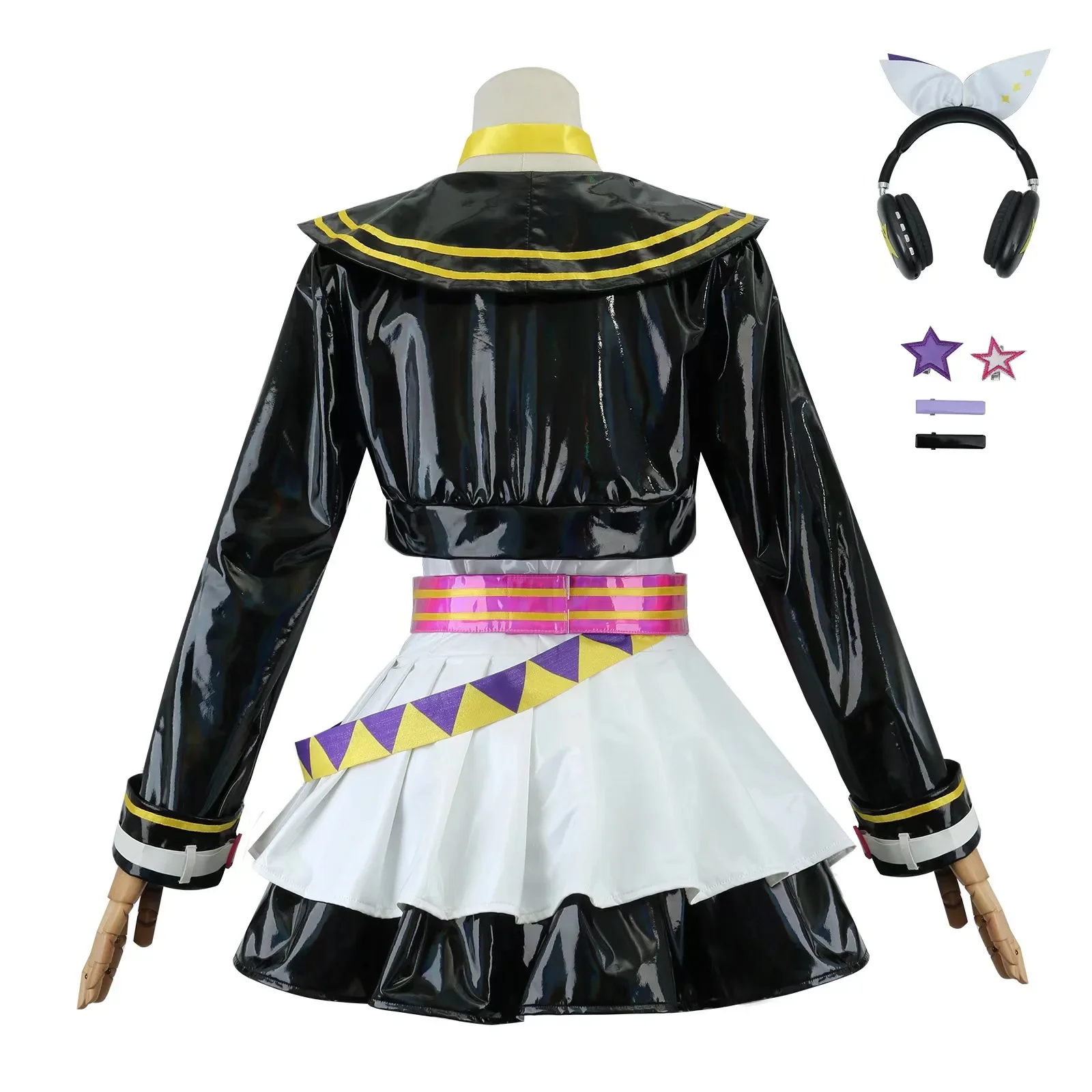 Mikuu Anime Rin Len Cosplay Costume Kagamine JK Uniform Role Playing for Halloween Party Women Game Figures