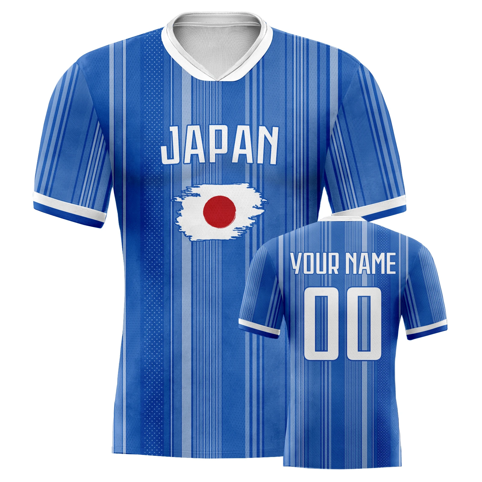 

Custom Japan Soccer Jersey for Women Men Personalized Printed Name & Number Football Shirt National Team Football Tops for Fan