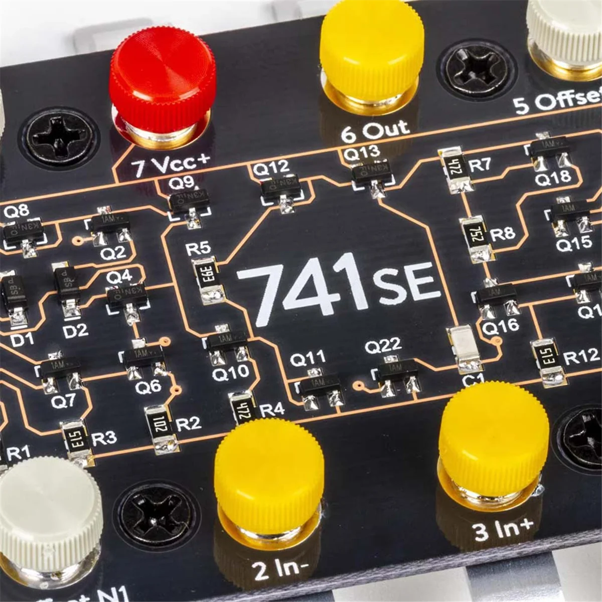 DQ2G 741 Learning Kit for Operational Amplifier Principles Transistor, Fabrication, Chip, and Analog Circuit Components