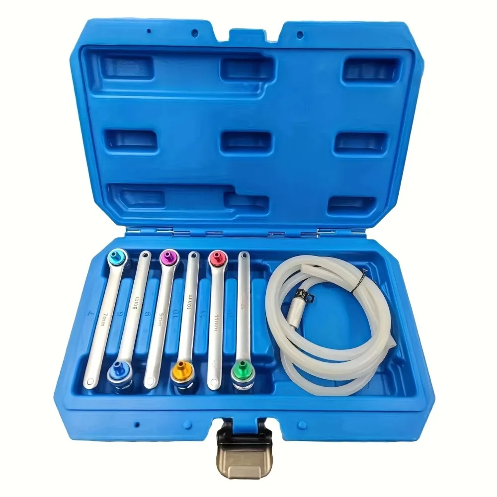 7pcs-set-7-to-12mm-brake-bleeding-spanner-12-point-wrench-check-valve-brake-fluid-bleeder-kit-one-way-adapter-sockets