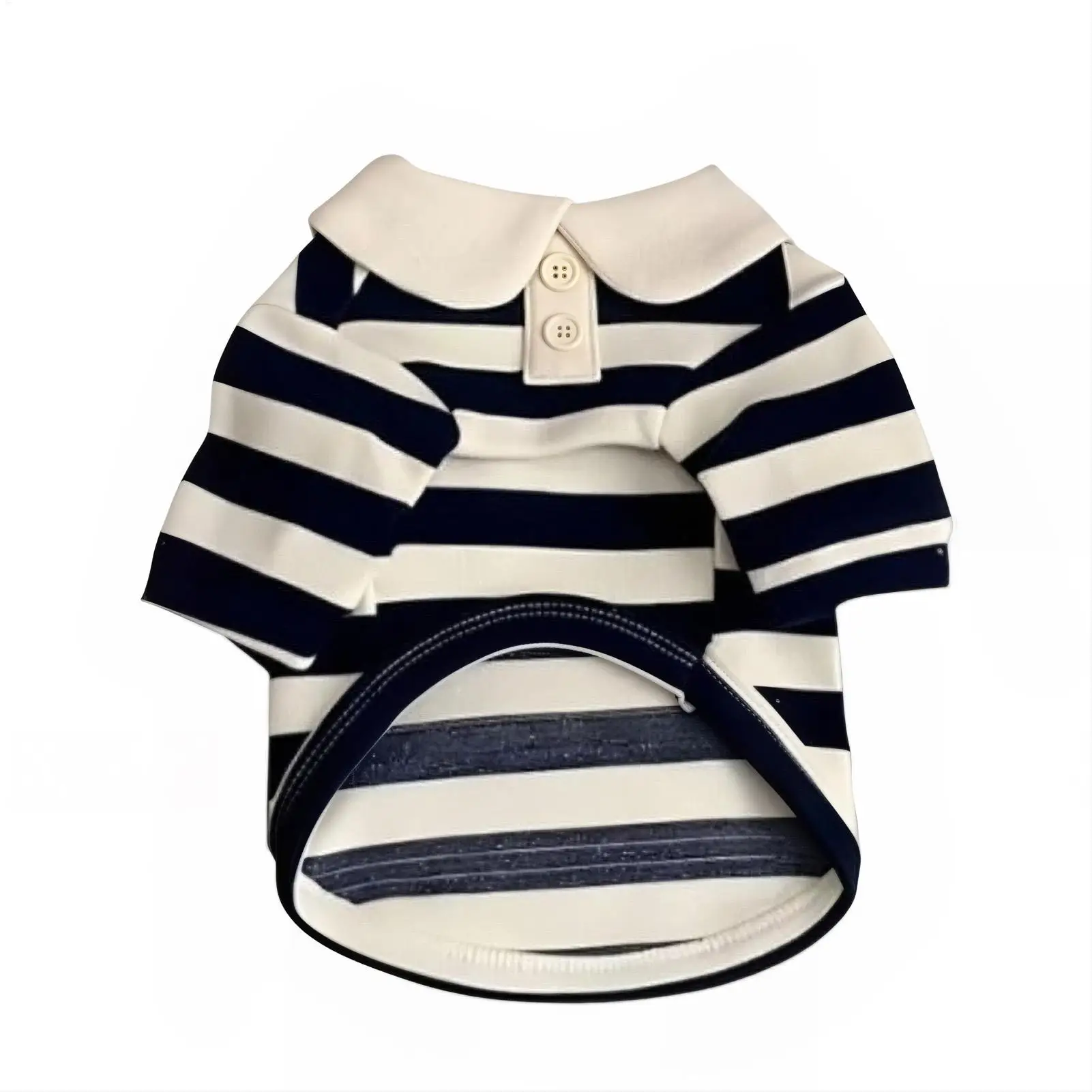 Small Dog Shirts Casual Striped Costumes Shirt With Collar Breathable Dog Apparel For Photography Birthday Holiday Party Outdoor