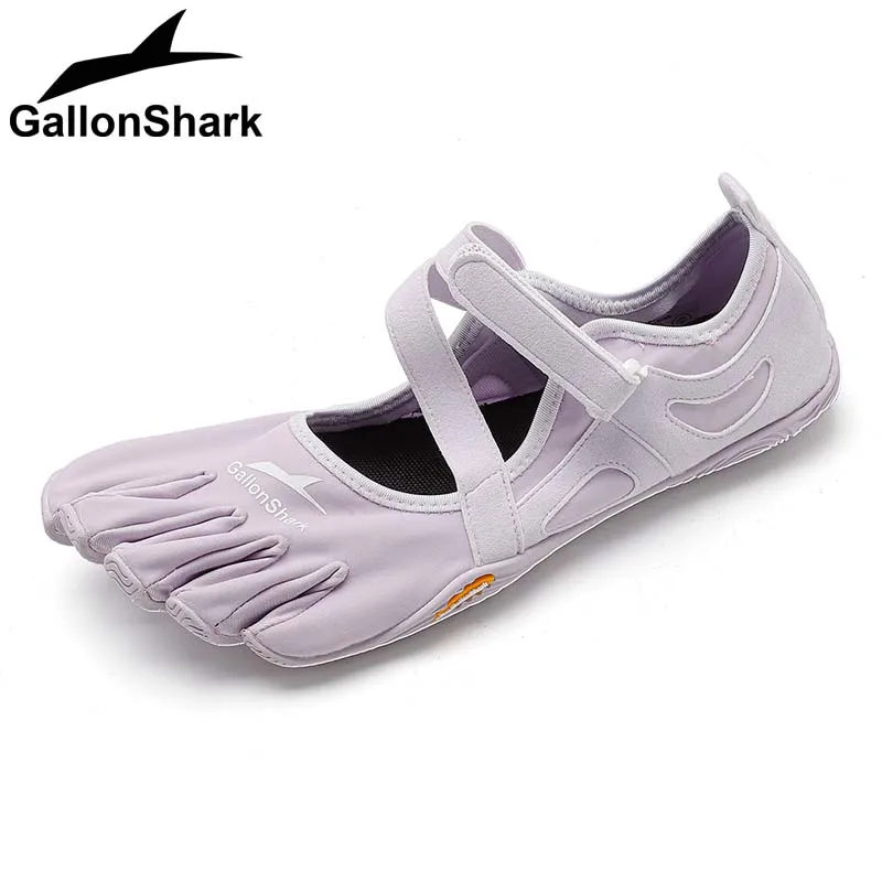 

Women's Minimalist Five-Finger Shoes, Cross-Strap Barefoot Style for Yoga, Pilates & Casual Indoor Wear