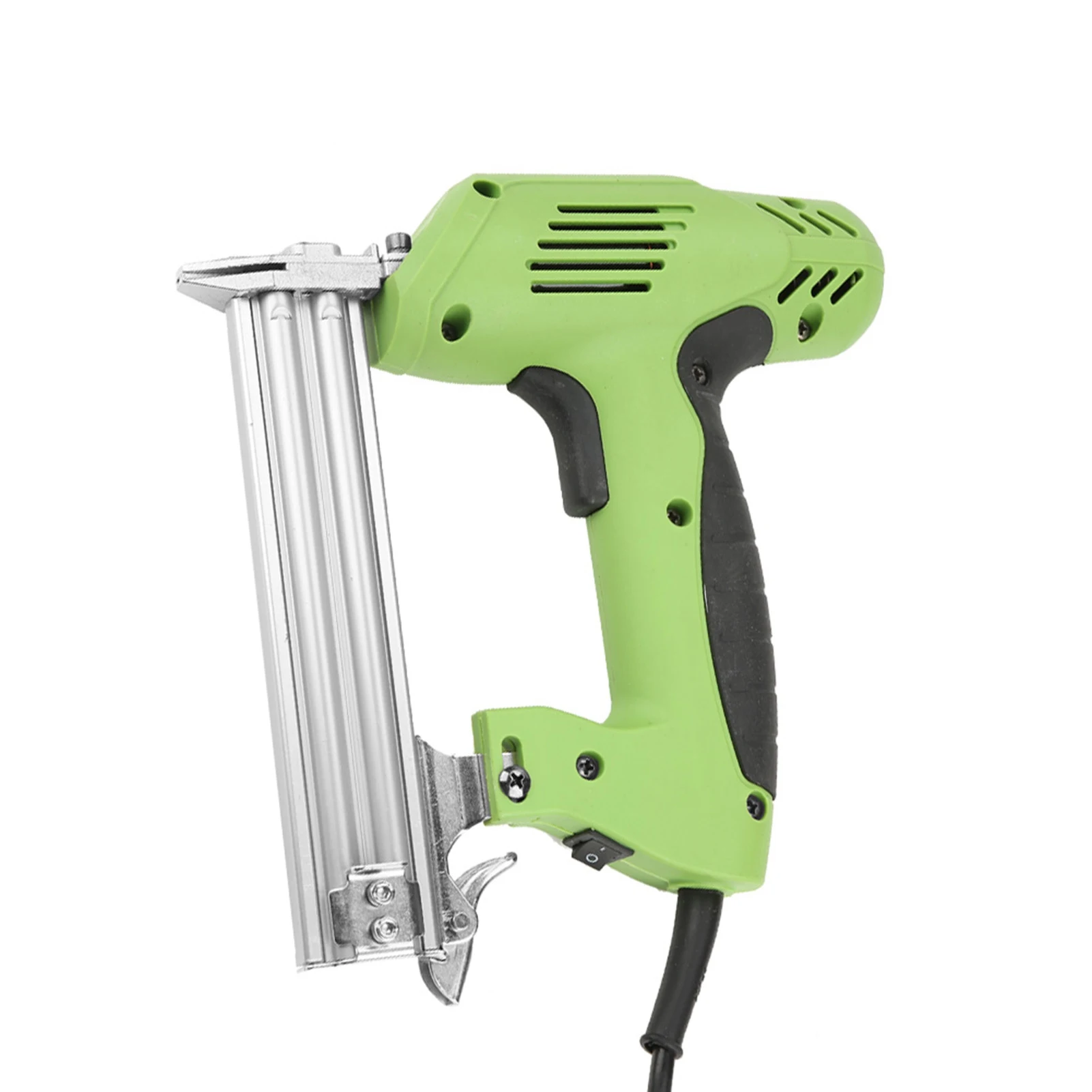 Electric Nail Gun Ergonomic Soft Grip Multifunctional Corded Straight Brad Nailer for Furniture Making Wired Electric Nailer