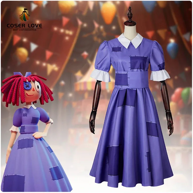 

The Amazing Digital Circus Jax Ragatha Queeness Kinger Cosplay Costume Carnival Halloween Comic Con Costumes