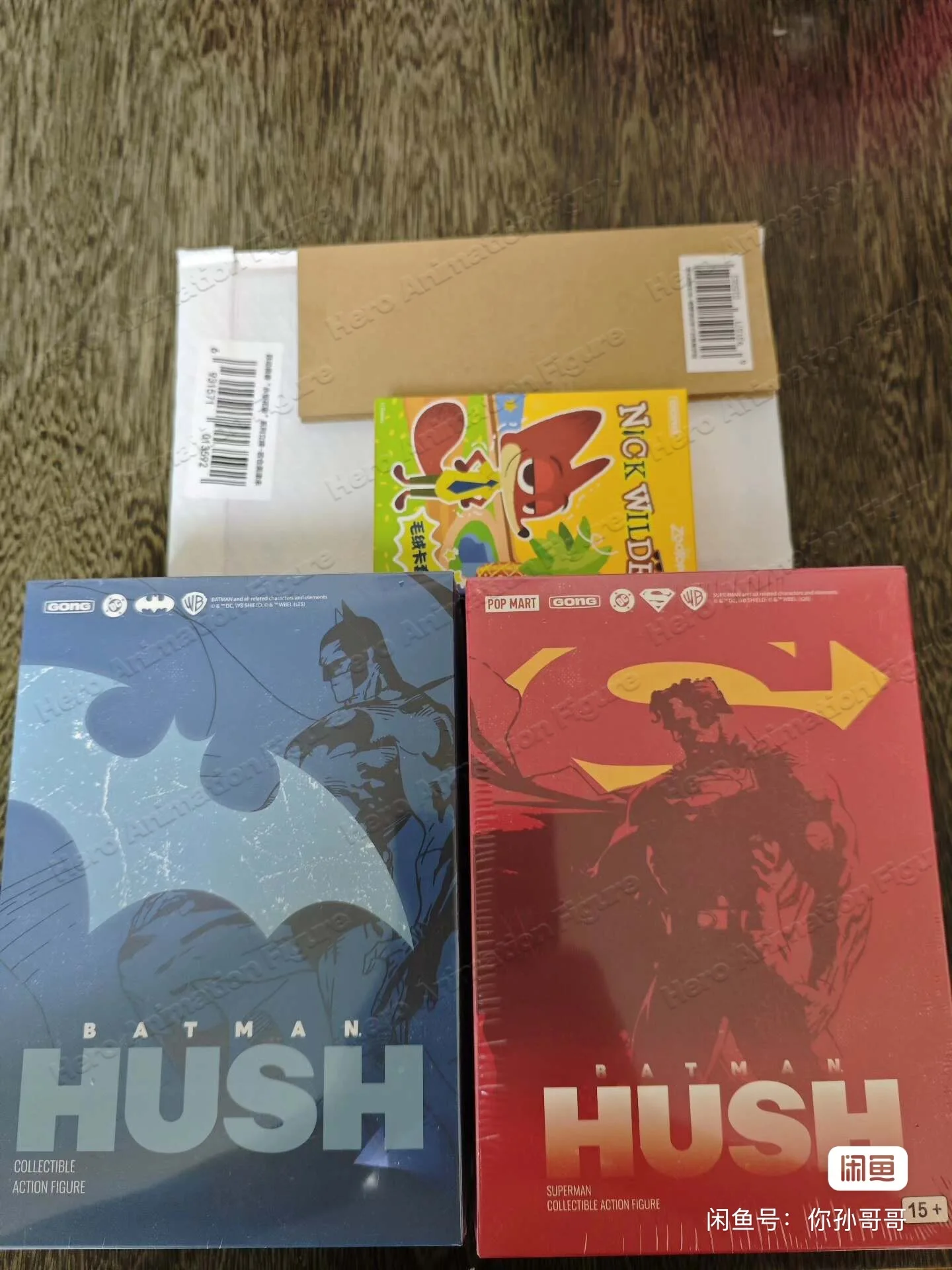 En Stock, Figura de Anime de 17.5cm de Batman Hush y Superman Hush de GONG Studio DC, Estatua de PVC, Figura de Acción Coleccionable, Set de Regalo