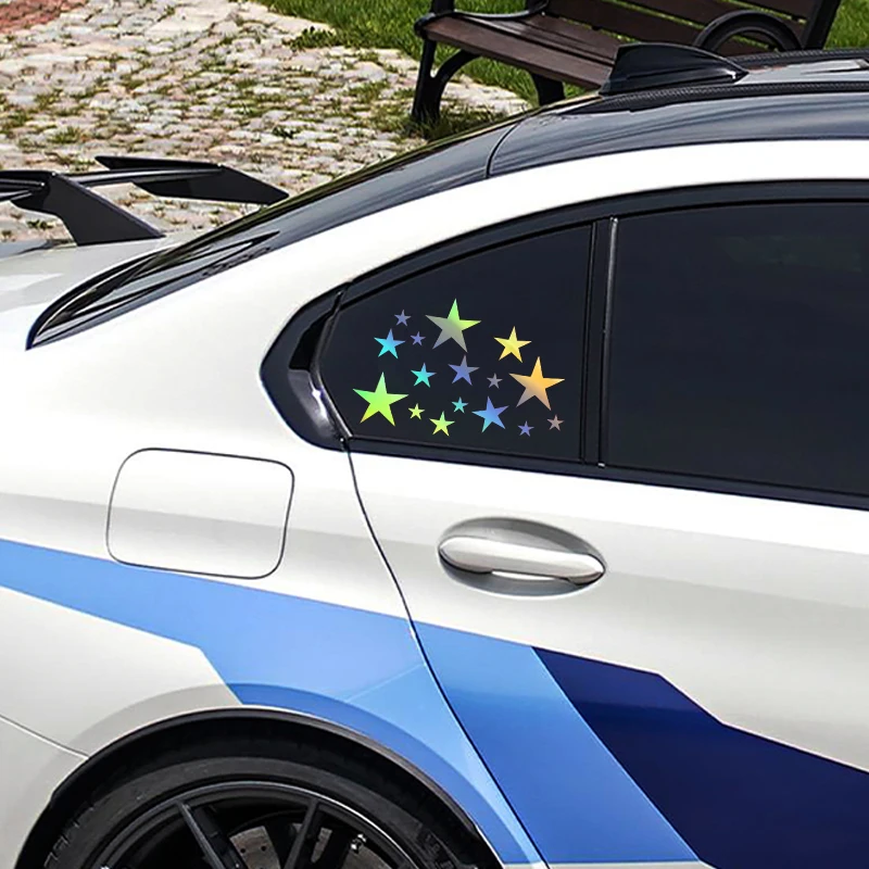 G077 20X13CM Vinyl Decal STARS Car Sticker Waterproof Auto Decors on Car Body Bumper Rear Window