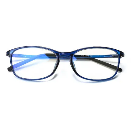 Classic Semi Rimless Anti Blue Light Blocking occhiali uomo Square Ray Filter montature per occhiali occhiali da vista Computer occhiali da donna