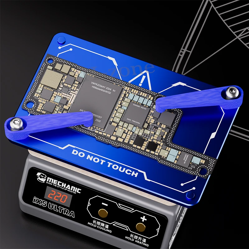 Mechanic IX5 Ultra universal preheating platform mobile phone motherboard layered bonding glue removal dot matrix repair heater