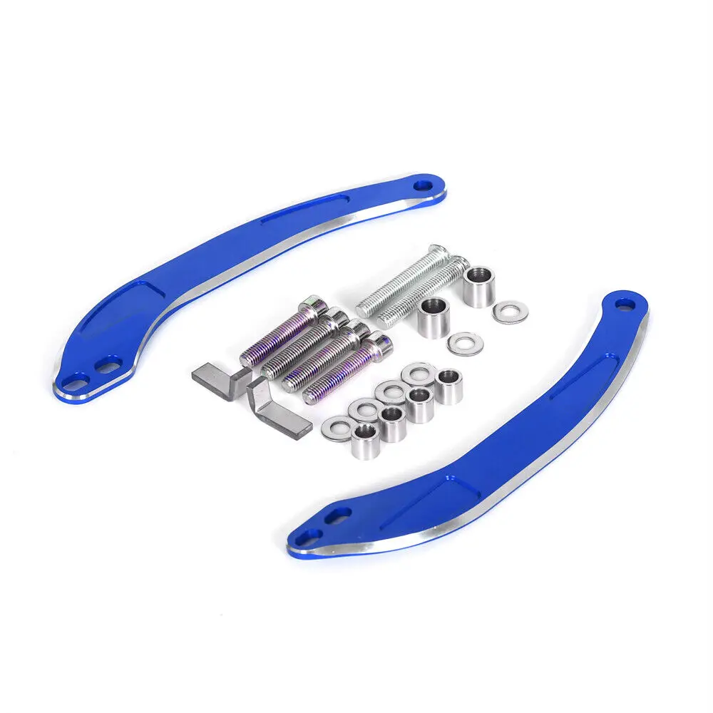 Motorcycle Aluminum Front Fork Steering Stem Stabilizer Holder 2pcs Kit For Honda Grom 125 Monkey 125 2018-2024