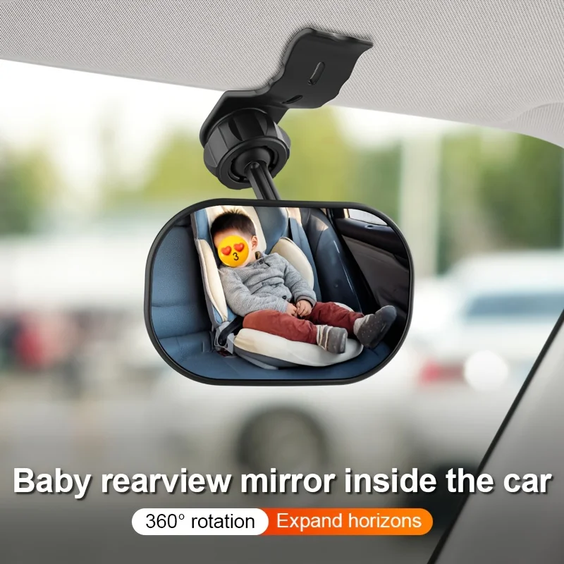 

Car Child Observation Mirror Rear Children Seat Blind Spot Mirror Tricycle Wide-Angle Mirror, Wide-Field Reversing Assist Mirror
