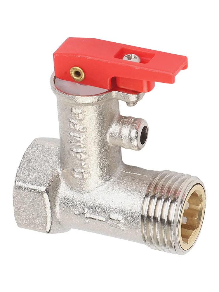 Safety Valve for Boilers Brass Adjustable Pressure Relief Valve with 12 Inch Thread to Safe Operating Pressure