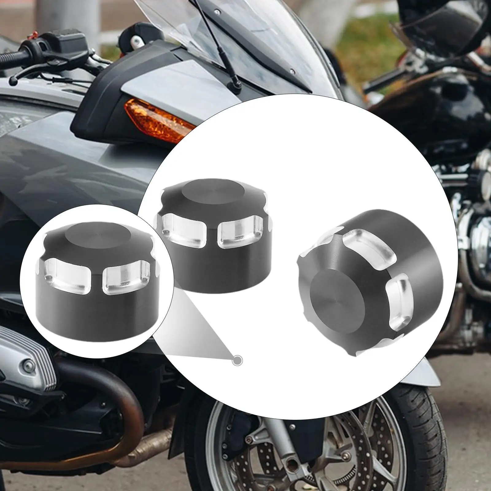 

Professional Rear Axle Nut Cover Cap Sturdy Aluminum Axle Cap for Spyder 2008 Up Models Quick Install