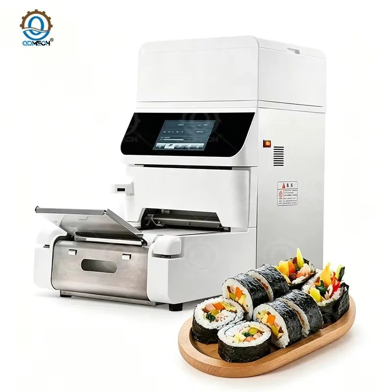 Customized Commercial Stainless Steel Sushi Rice Sheeter Maki Machine High Productivity Electric Sushi Roll Making Nori